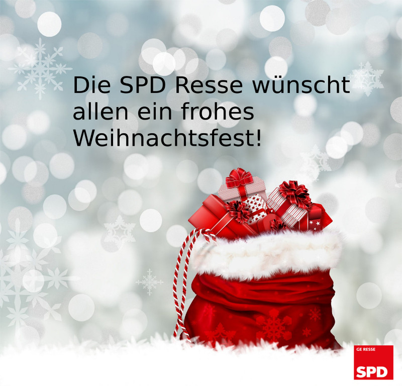 Frohe Weihnachten SPD OV Resse
